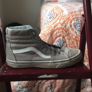 High top grey vans